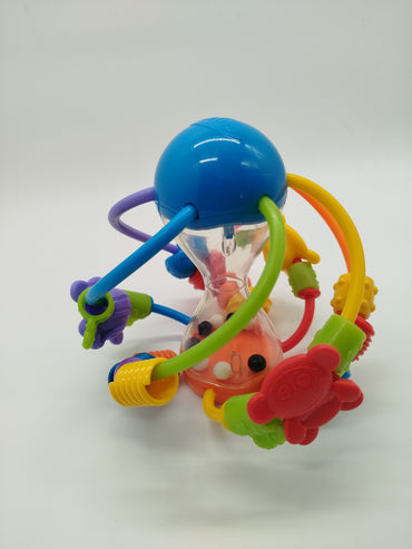 Babyspielzeug Set – Krabbelrolle, Motorikrassel & Stoffspiel