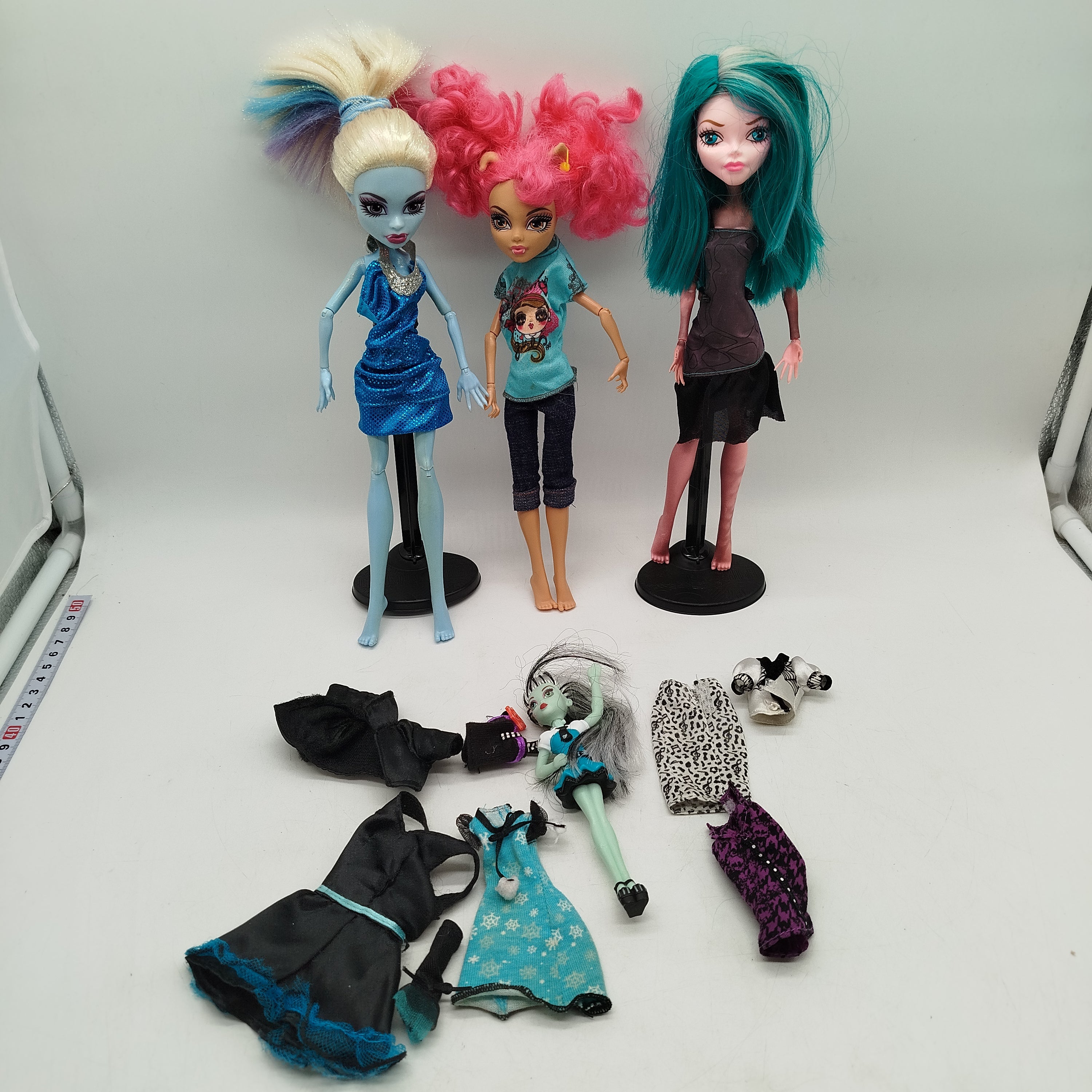 Monster High Bundle 4x Puppen, gebraucht, ab 6 7 8 Jahre | ✅ geprüft