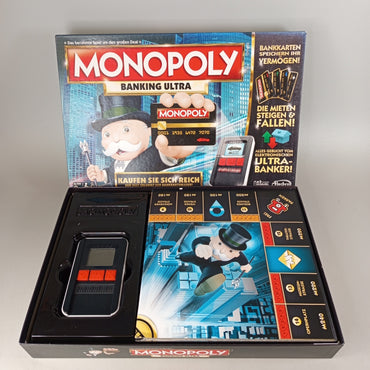 Hasbro Gaming Monopoly Banking Ultra Brettspiel, gebraucht, ab 3 Jahre
