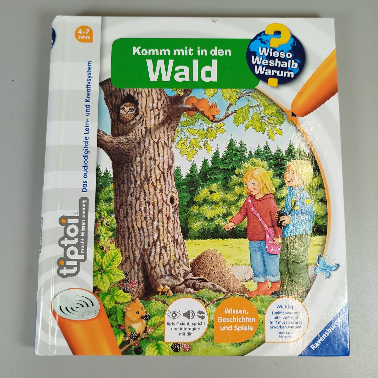 Ravensburger tiptoi Lernbuch Set – 2 Teile, Wald & Abenteuer