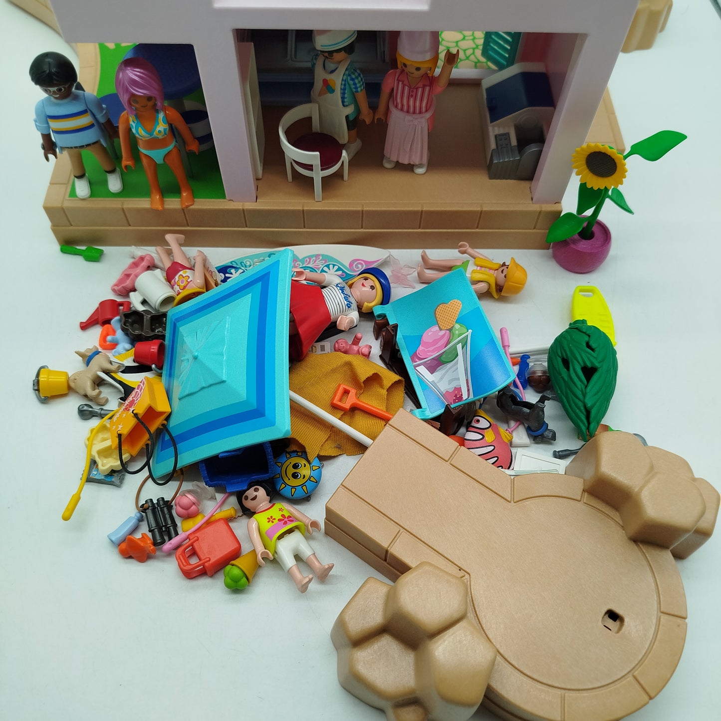 Playmobil Eisdiele am Hafen 70279, gebraucht, ab 3 4 5 Jahre | ✅ geprüft