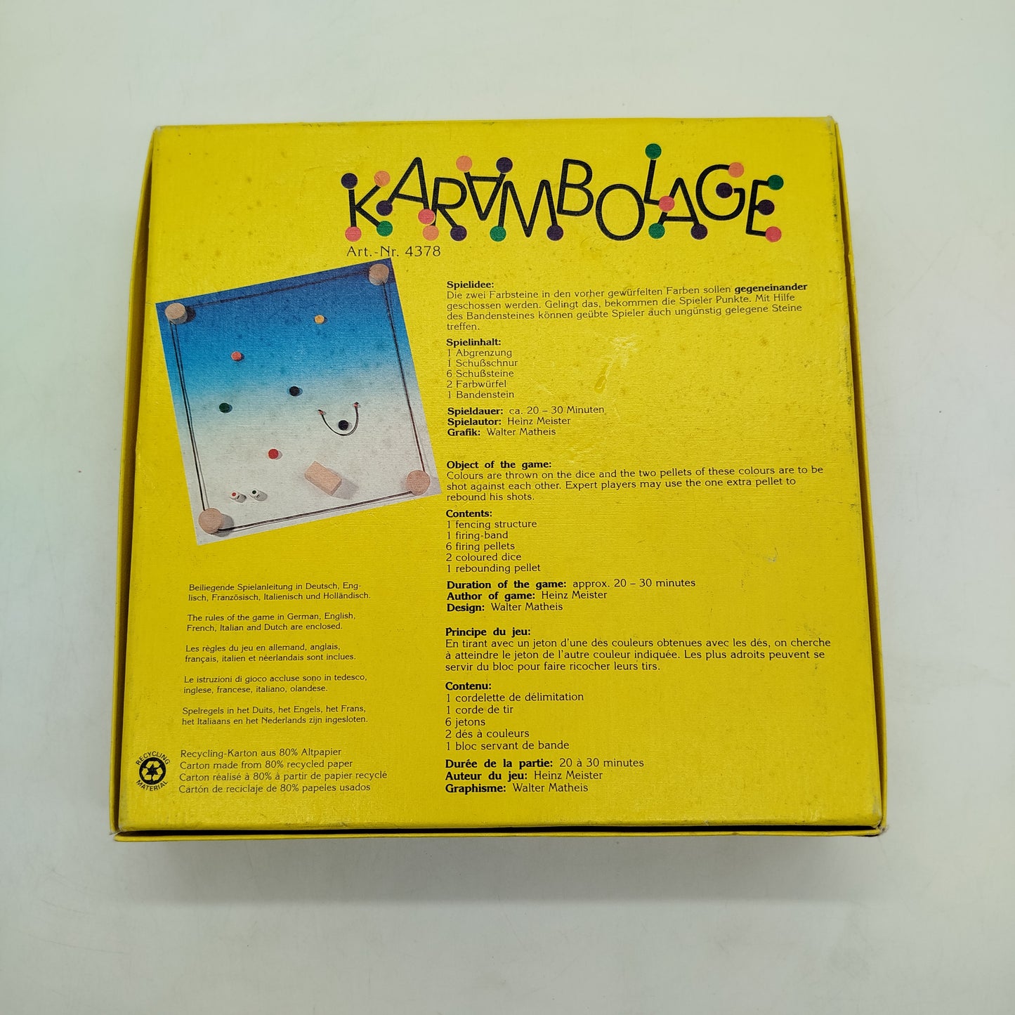 HABA Karambolage Brettspiel, gebraucht, ab 6 7 8 Jahre | ✅ geprüft