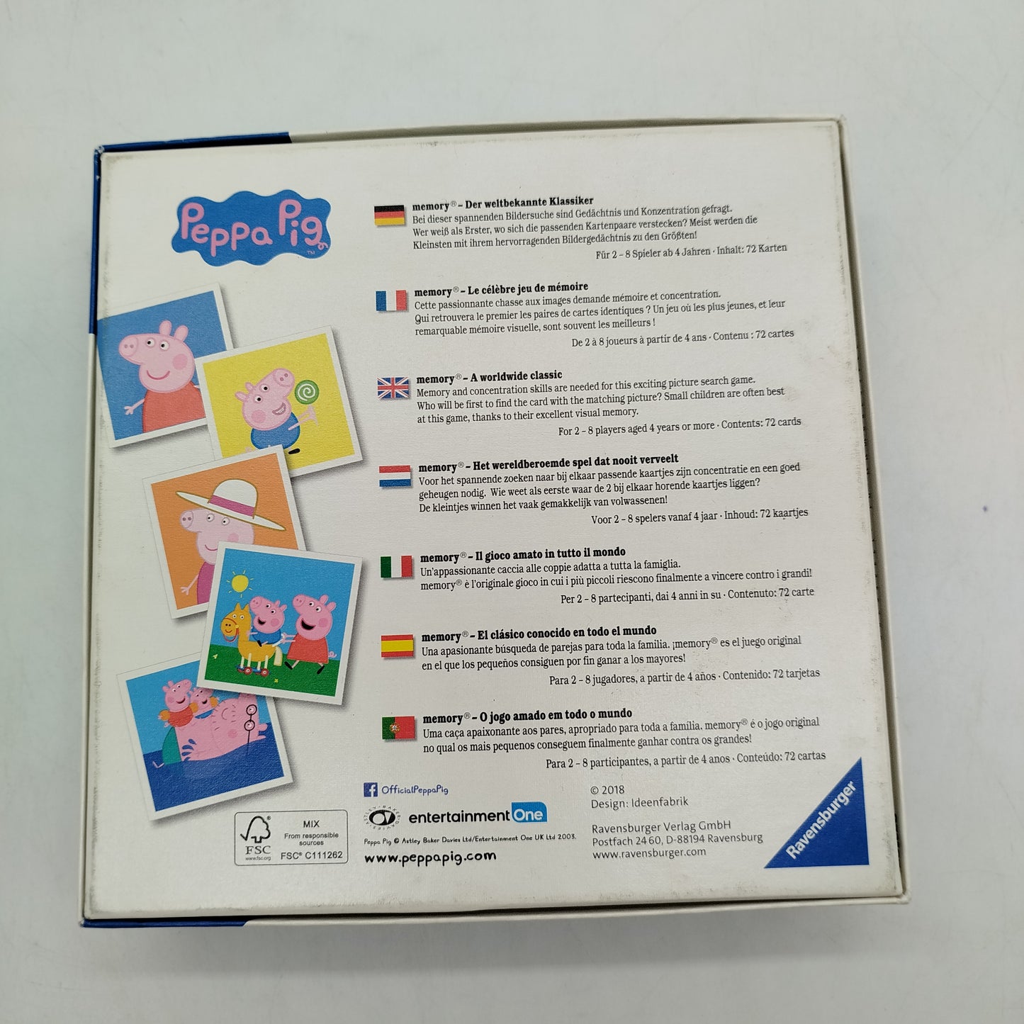 Ravensburger Peppa Pig Memory Brettspiel