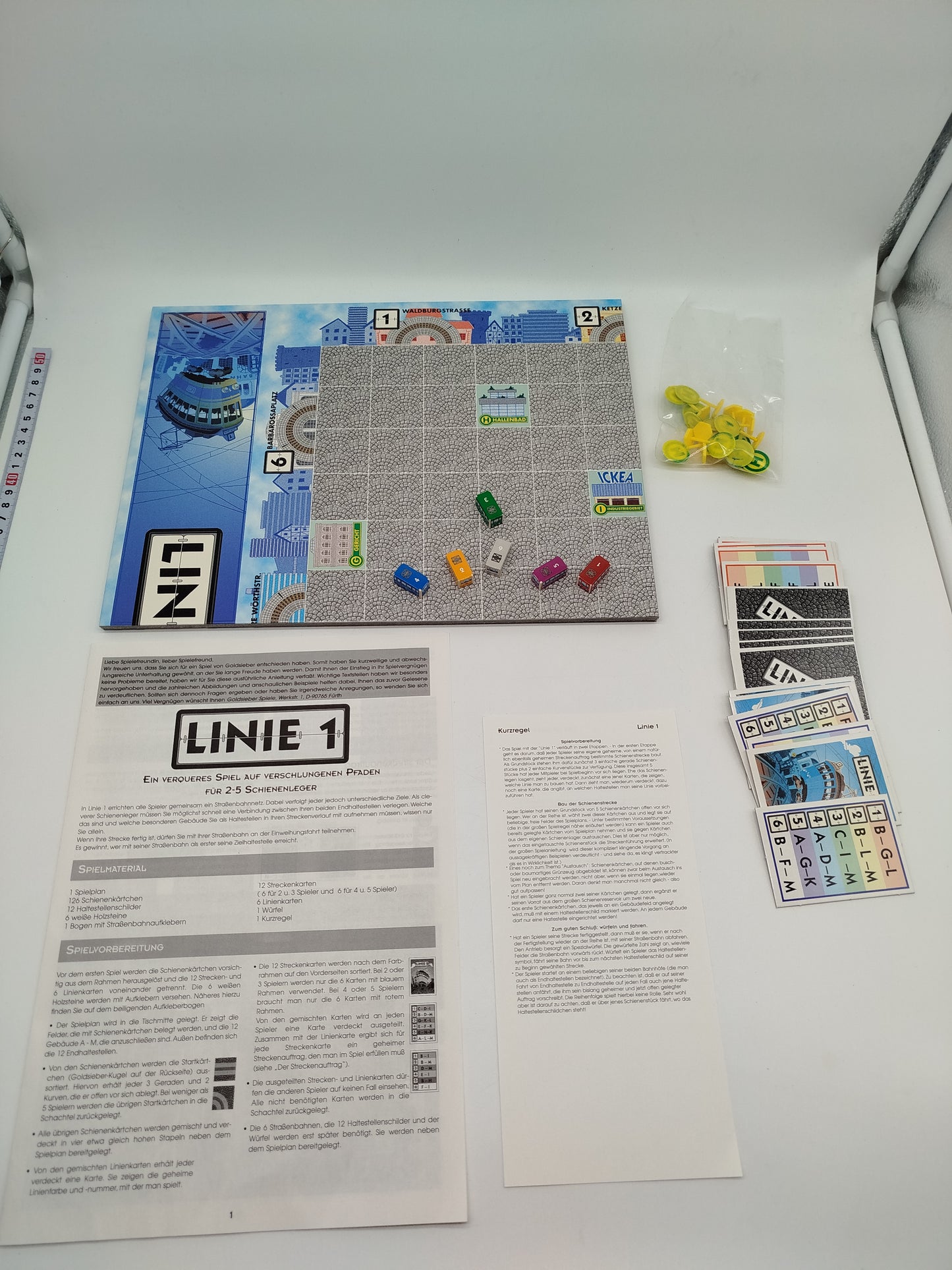 Goldsieber Spiele Brettspiel Linie 1 – Stefan Dorra 1995, OVP