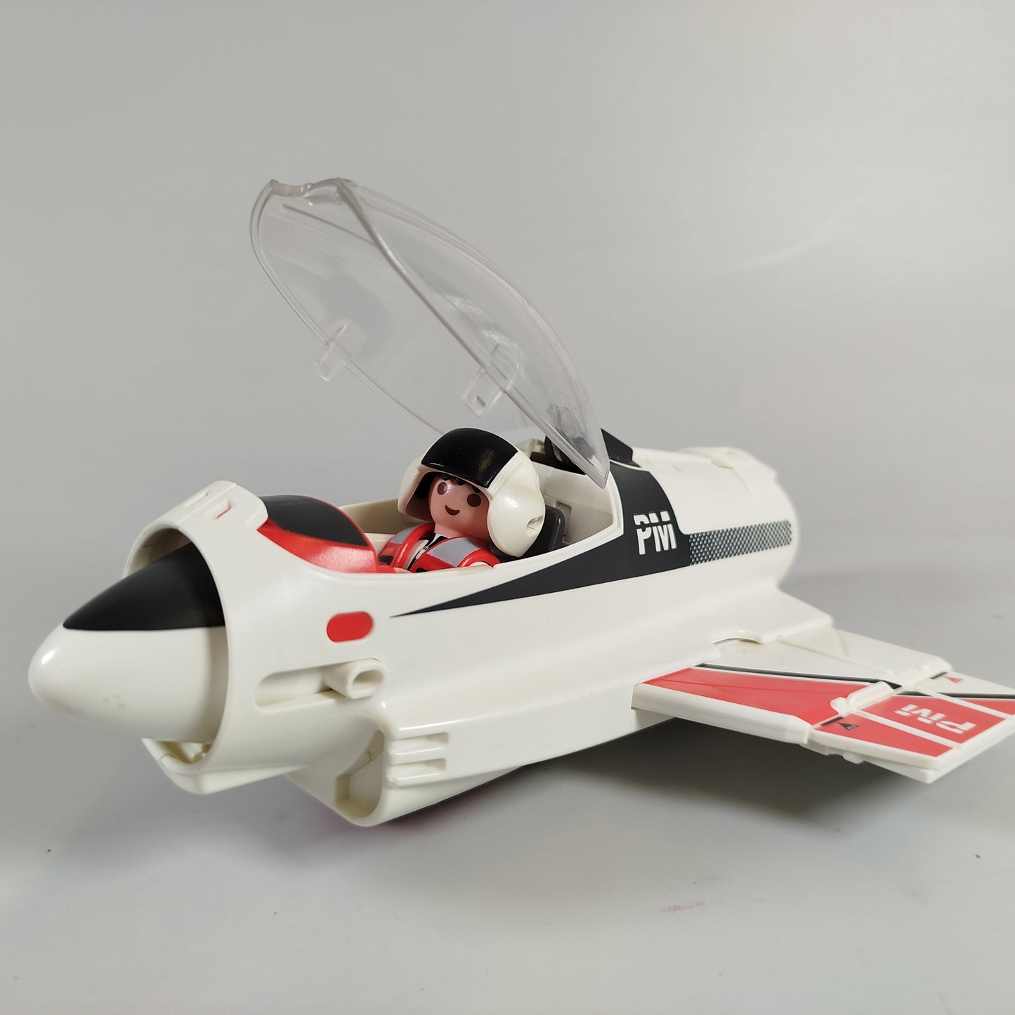 Playmobil Düsenjet & Polizeimotorrad Set