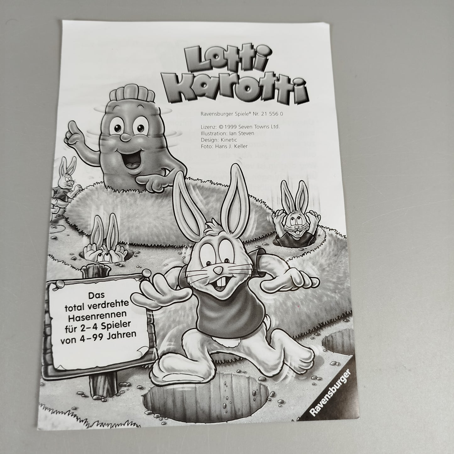 Ravensburger Lotti Karotti Brettspiel, fehlende Teile – wie neu
