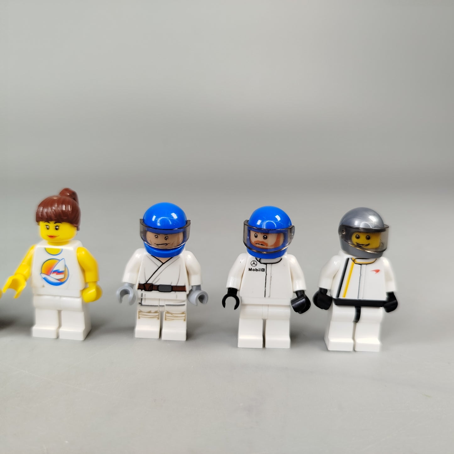 LEGO Minifiguren Set - Motorsport & Berufe, Set von 6, sehr gut