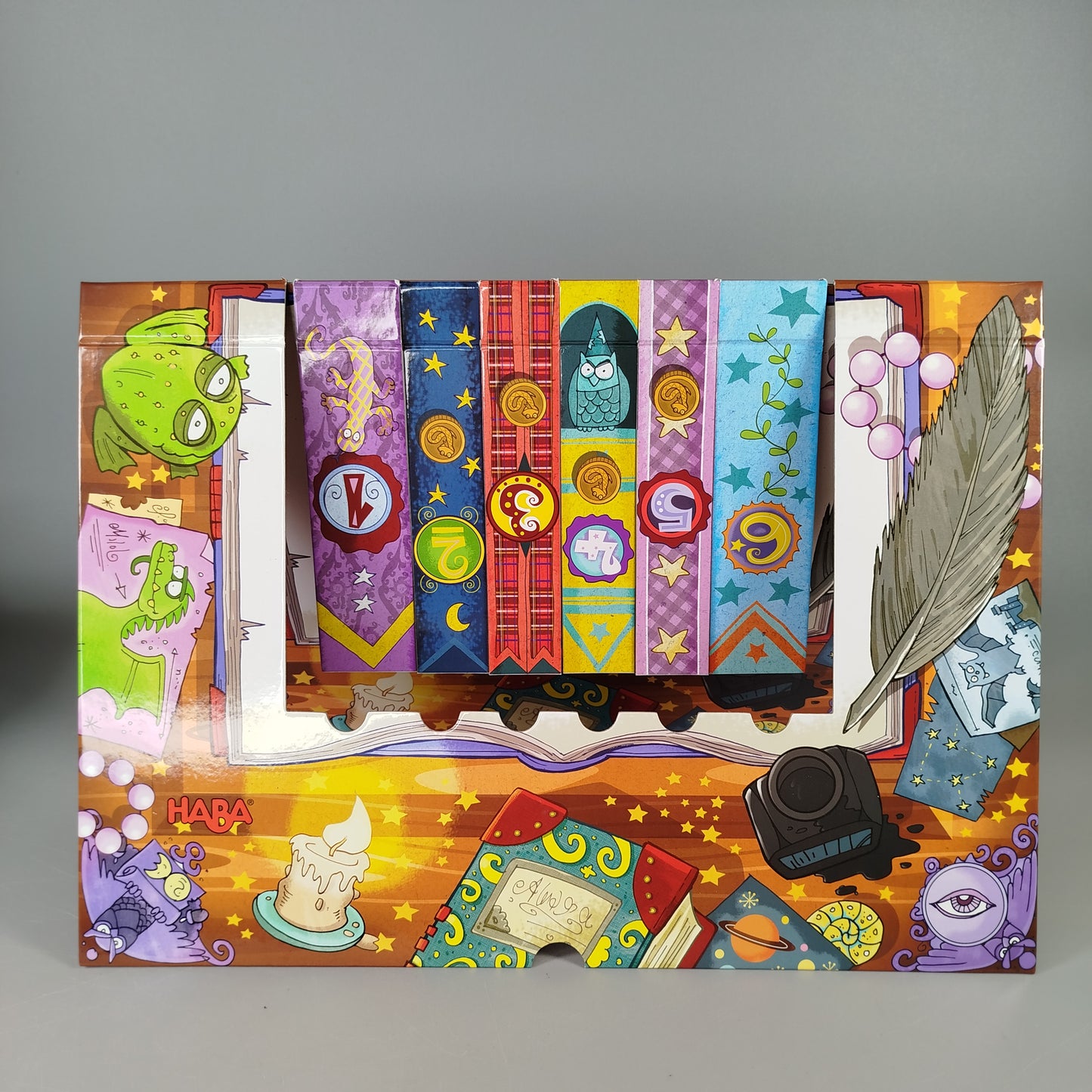 HABA Brettspiel Zauberer Malefix – magischer Malwettbewerb