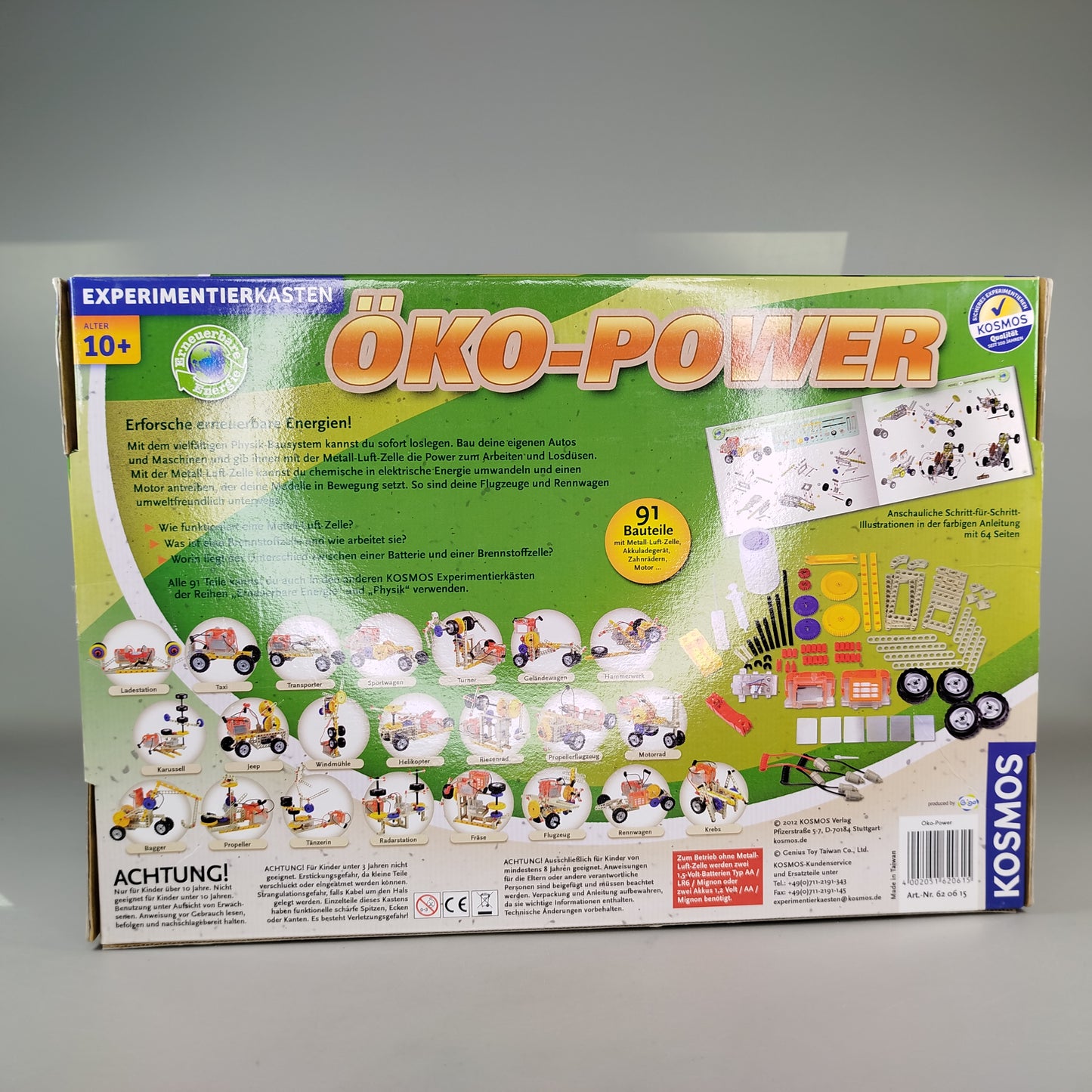 KOSMOS ÖKO-POWER Wissenschaftsset – 91 Bauteile, OVP, neu