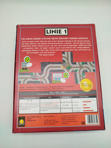 Goldsieber Spiele Brettspiel Linie 1 – Stefan Dorra 1995, OVP