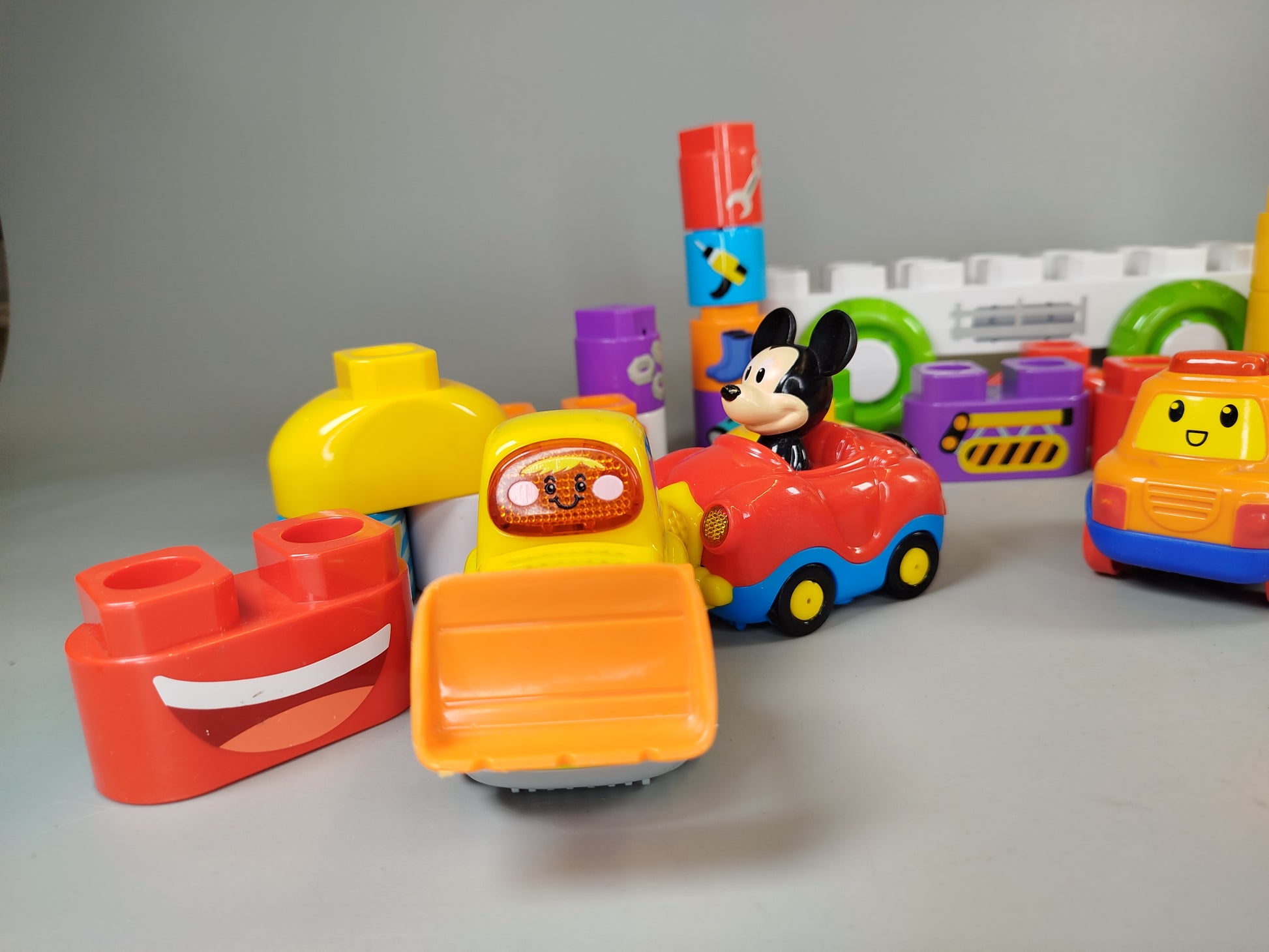 VTech Konstruktionsfahrzeuge Set – Bauklötze & Fahrzeuge, gute Zust.