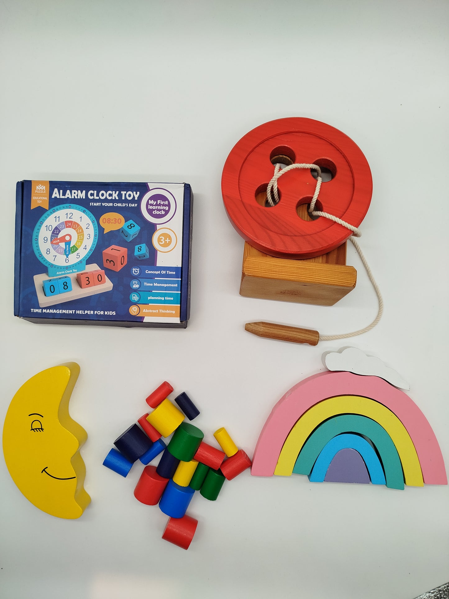 Pädagogisches Holzspielzeug-Bundle