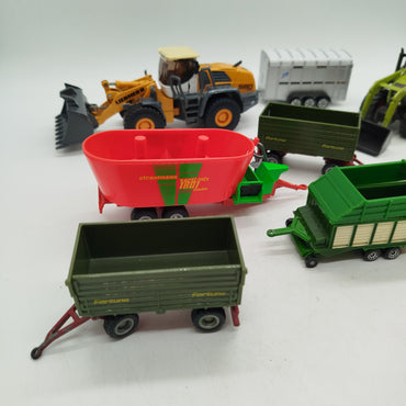 Liebherr Bundle Set von 5 Radlader Traktor Anhänger
