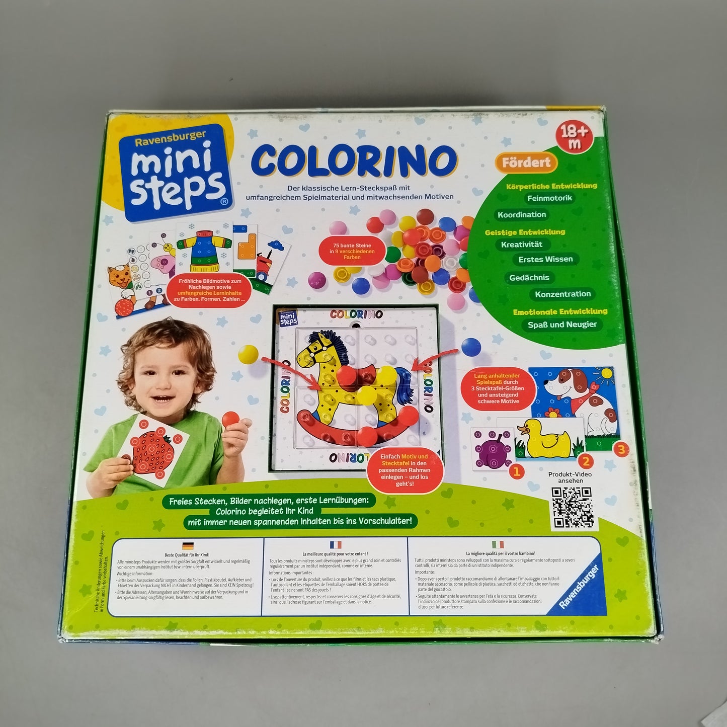 Ravensburger Steckspiel Colorino, wie neu, ab 1 2 3 Jahre | ✅ geprüft