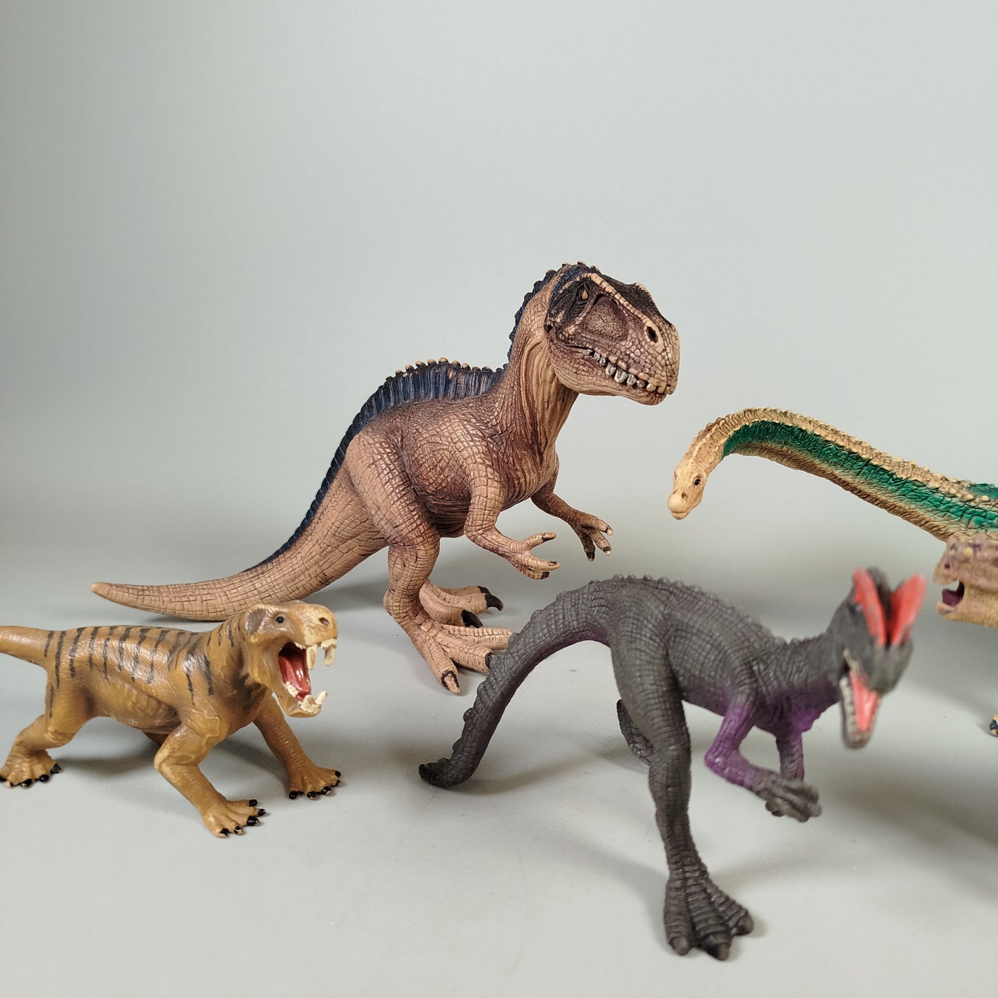 Schleich Dinosaurier Set von 6 Figuren – Urzeit Dinos, sehr gut