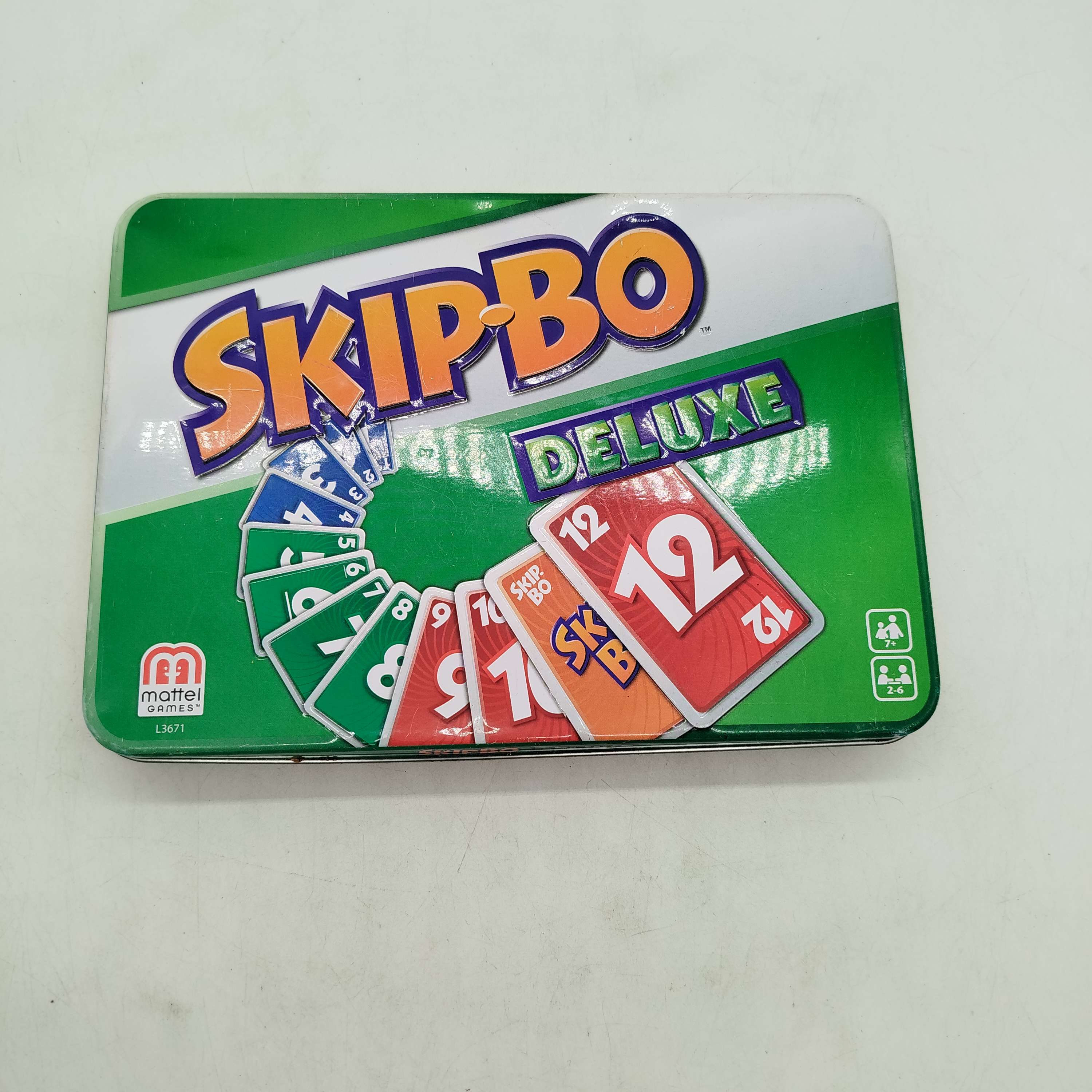Mattel Skip-Bo Deluxe Kartenspiel, gebraucht, ab 6 7 8 Jahre | ✅ geprüft