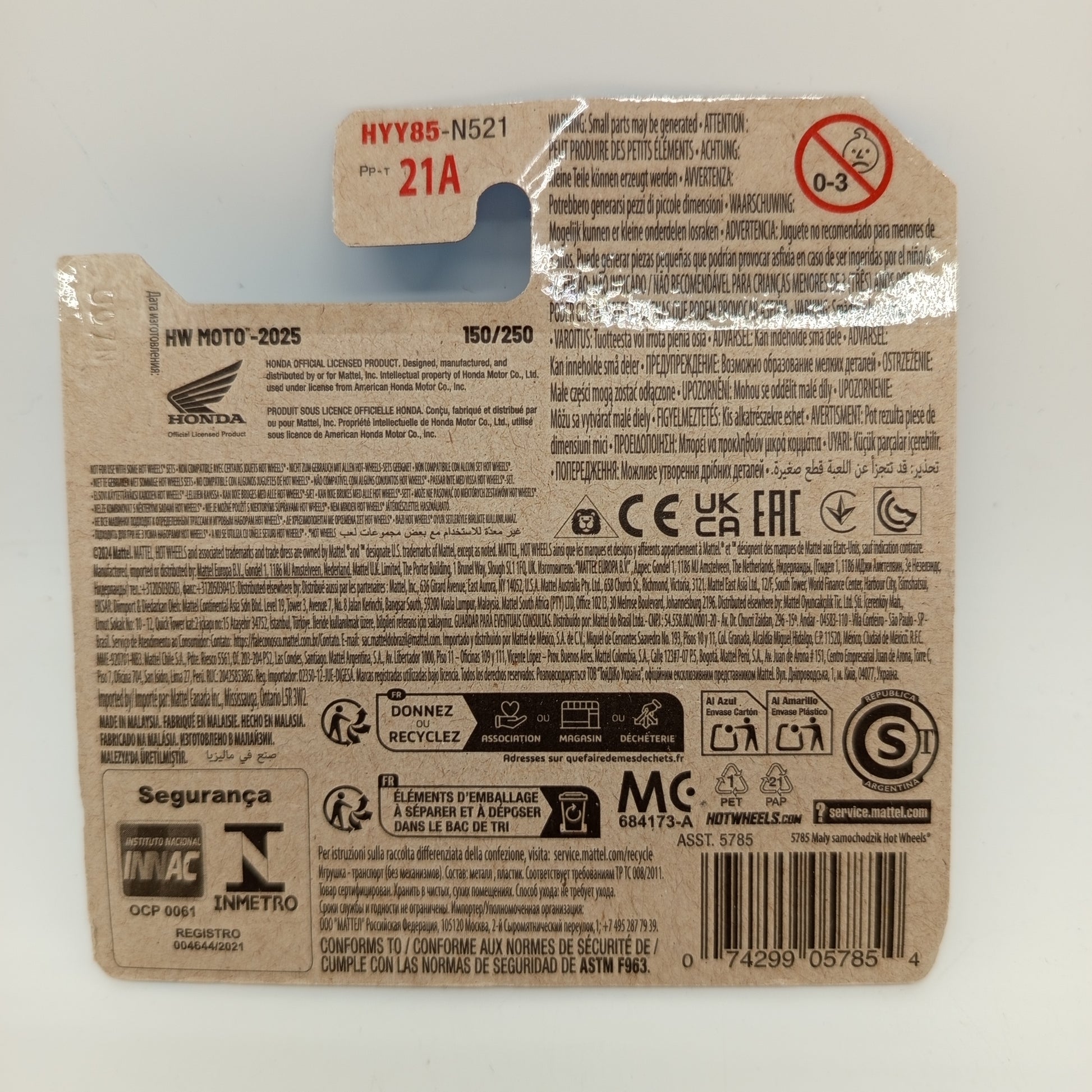 Hot Wheels Fahrzeuge Set von 4 – Honda CB750, VW T3, X-Ray Racer, OVP, neu