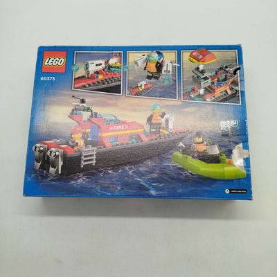 LEGO Feuerwehrboot 60373 🧱✨, gebraucht, ab 6 7 8 Jahre | ✅ geprüft