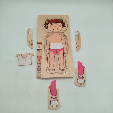 AMIGO Anatomie Mädchen Schichtenpuzzle, gebraucht, ab 3 4 5 Jahre | ✅ geprüft