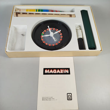 Spika Klassisches Spieleset mit Roulette, Schach und Mühle