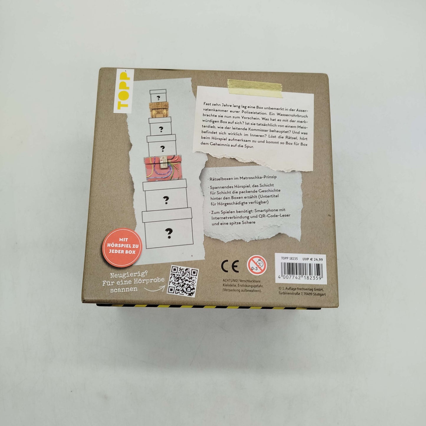 TOPP Unboxing Meisterdieb Denkspiel, gebraucht, ab 10 11 12 Jahre | ✅ geprüft