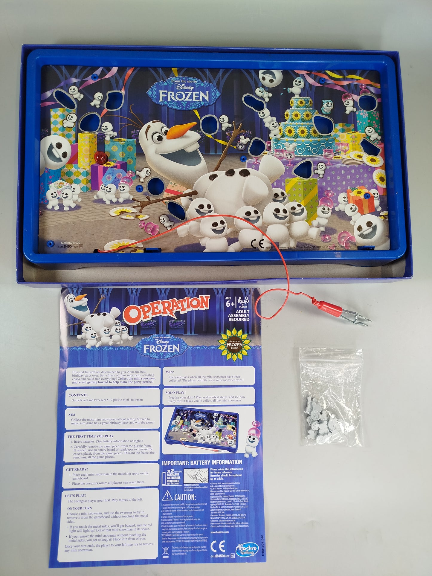 Hasbro "Operation Frozen" – elektronisches Geschicklichkeitsspiel