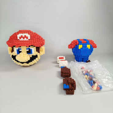 3D-Steckbaustein-Set „Mario“