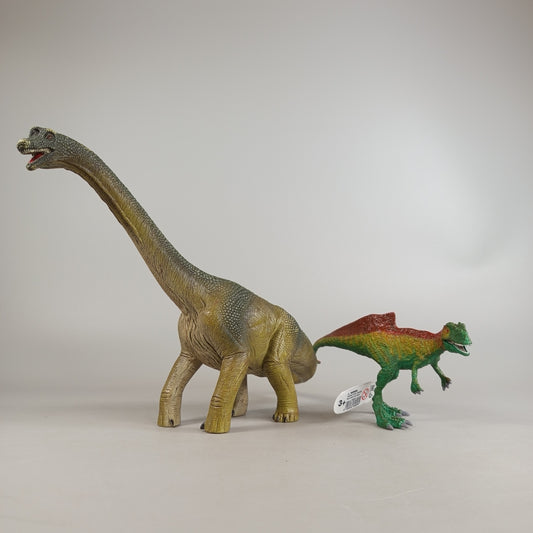 Schleich Dinosaurier Set von 2 Figuren – Brachiosaurus & Dimetrodon