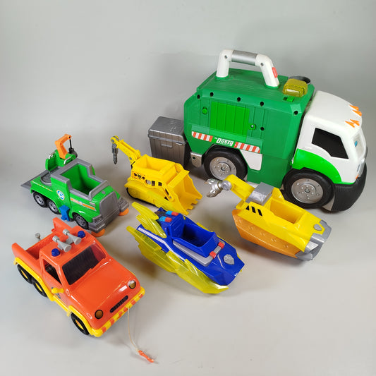 Fahrzeugspielzeug - Bau- und Einsatzfahrzeuge - Set