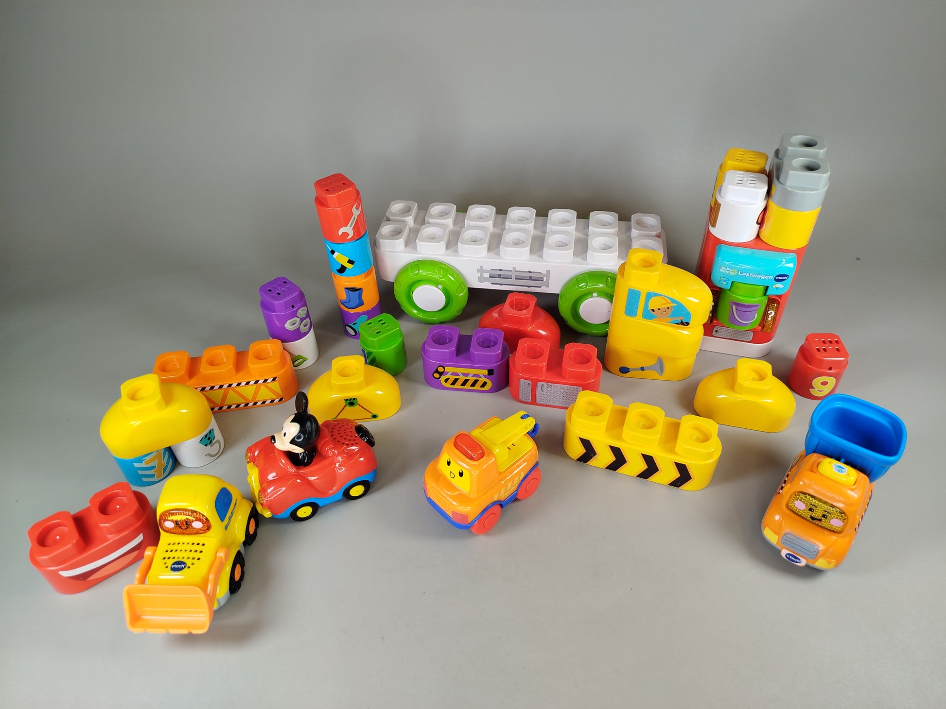 VTech Konstruktionsfahrzeuge Set – Bauklötze & Fahrzeuge, gute Zust.