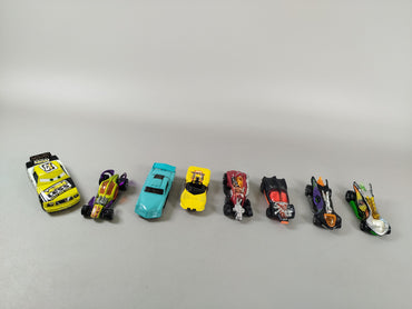 Vintage Hot Wheels Rennautos - Set von 8 Fahrzeuge