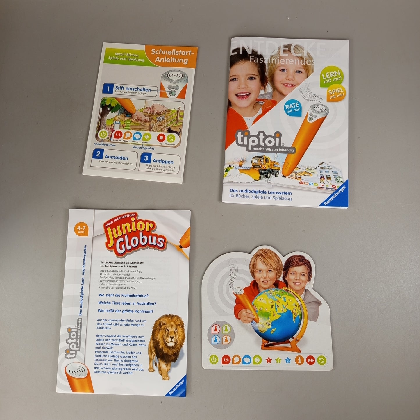 Ravensburger Tiptoi Starter-Set Junior Globus, OVP