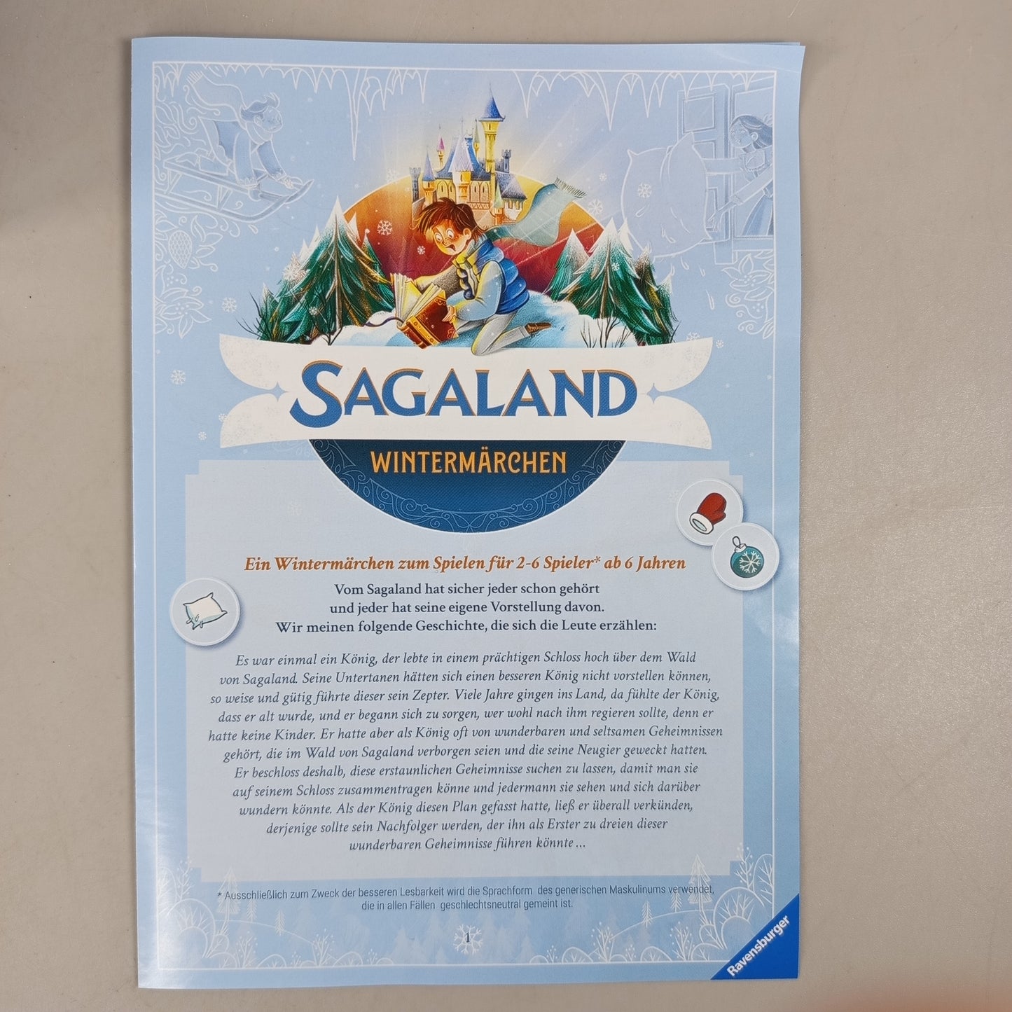 Ravensburger Sagaland Wintermärchen Brettspiel 22460