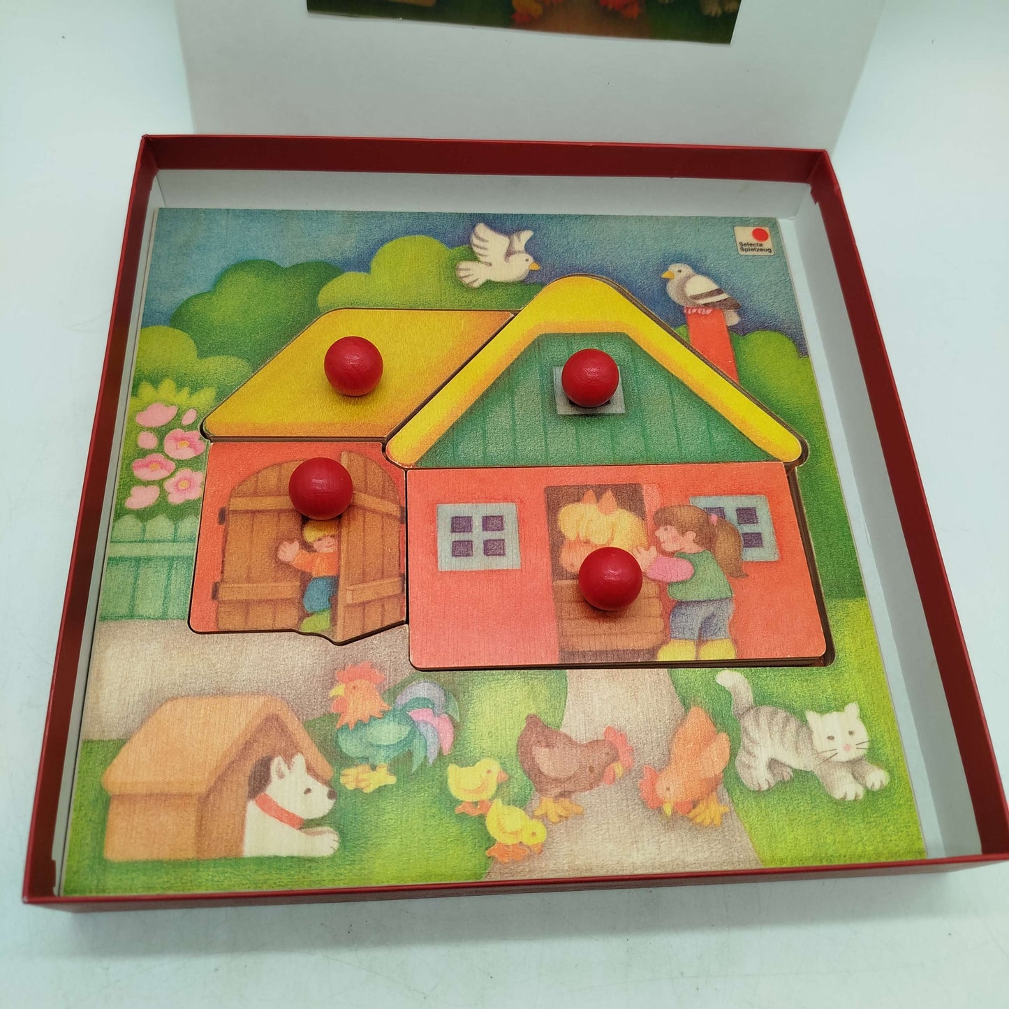 Selecta Wer wohnt wo? Holzpuzzle, gebraucht, ab 1 2 3 Jahre | ✅ geprüft