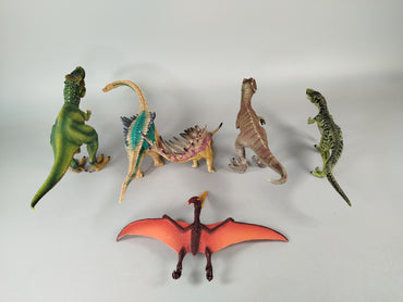 Schleich Dinosaurier Figuren Set von 6 Urzeittieren – T-Rex, Stegosaurus & mehr