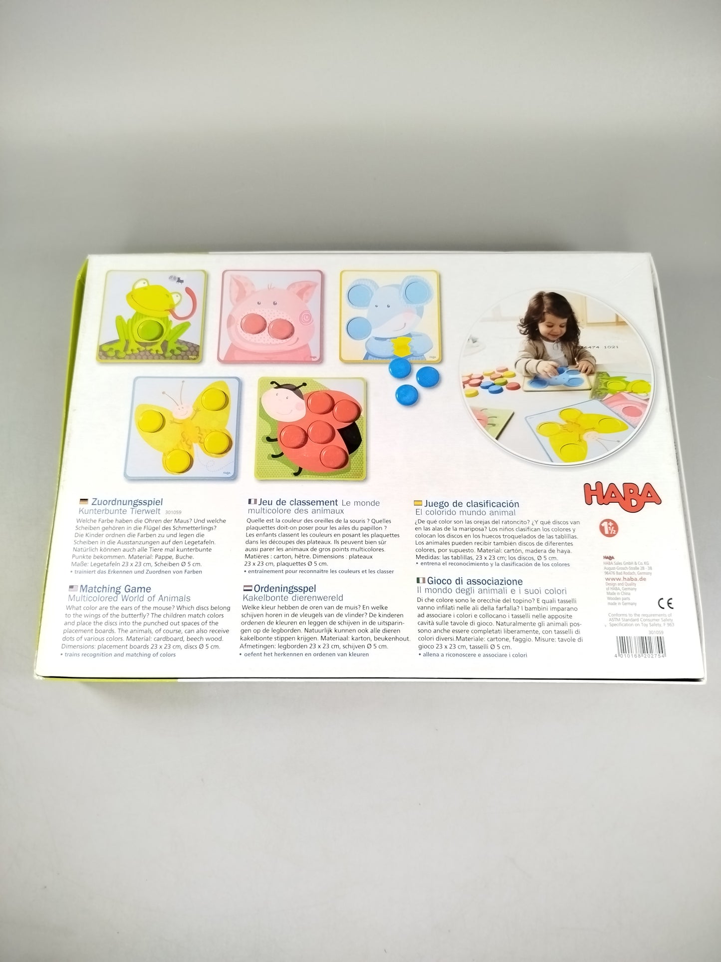 HABA Zuordnungsspiel – Kunterbunte Tierwelt, OVP