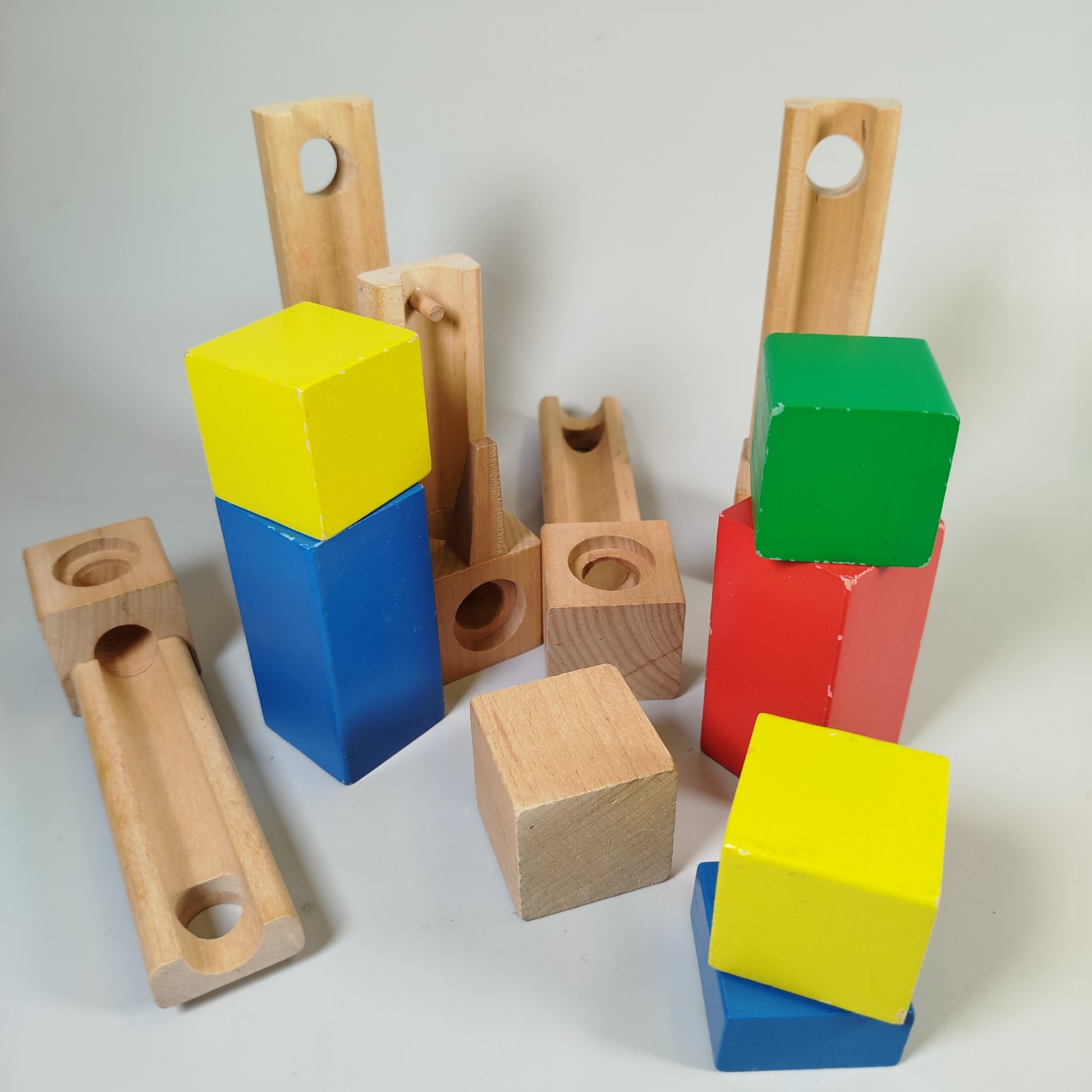 Holzspielzeug-Bundle – Lernspaß & Fahrzeuge