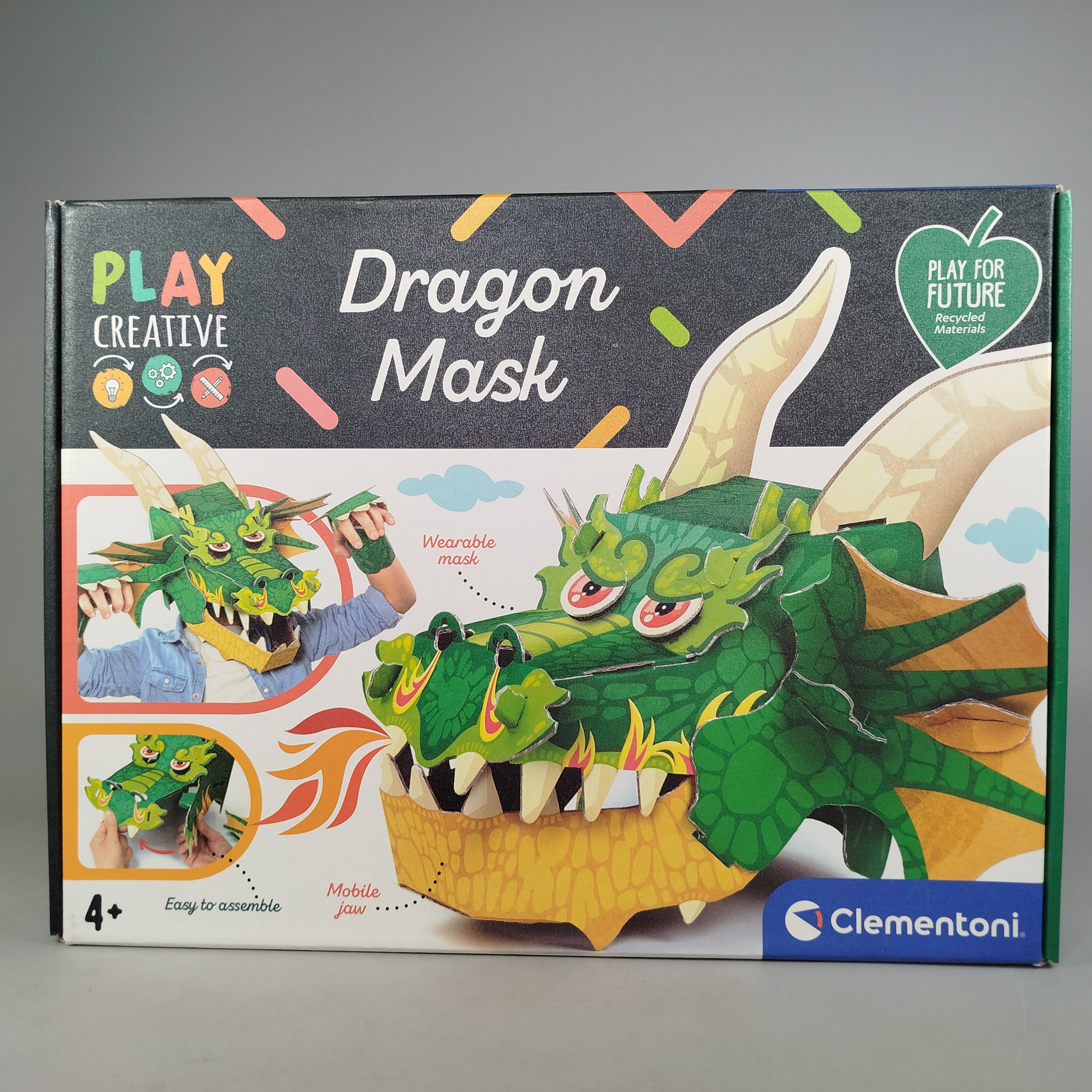 Clementoni Dragon Mask Bastelset, neu, ab 3 4 5 Jahre | ✅ geprüft