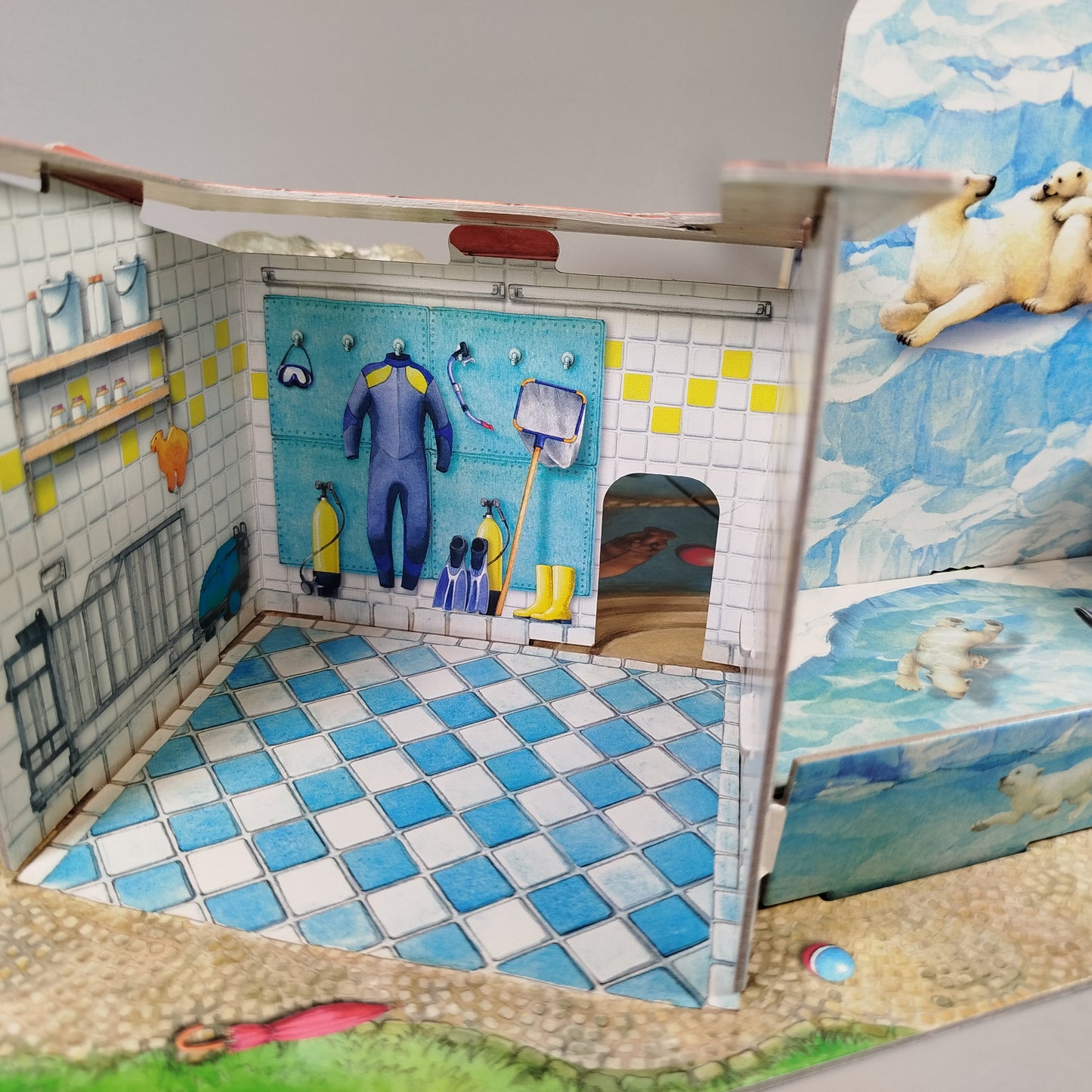 Ravensburger Tiptoi Lernspiel - Tier-Set ZOO, Lernwelt 3D