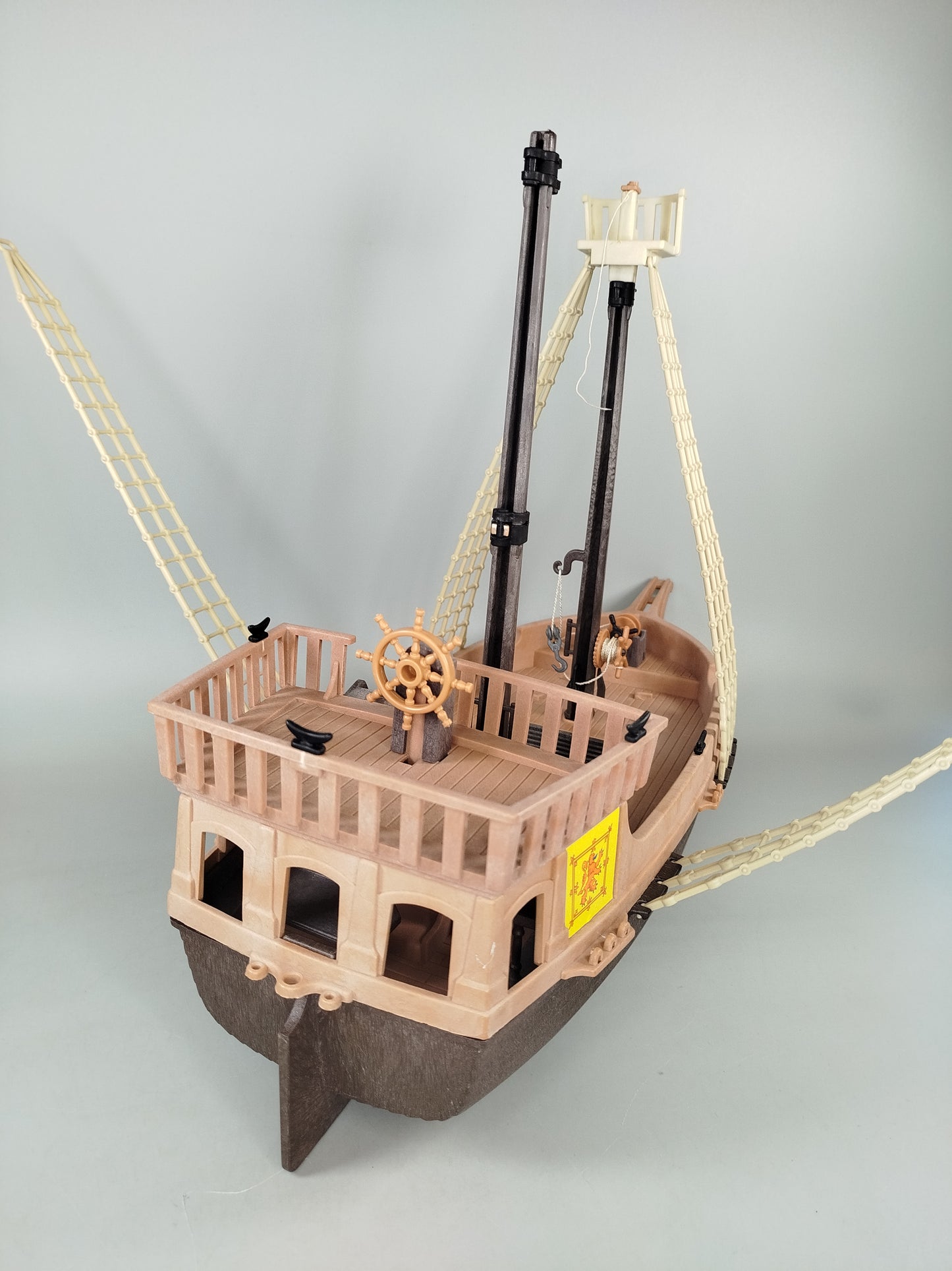 Vintage Piratenschiff Set – mit Figuren und Kanonen, unvollständig