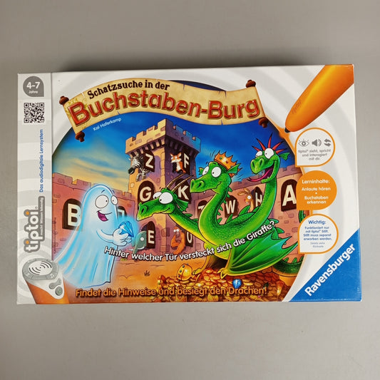 Ravensburger tiptoi Lernspiel – Schatzsuche in der Buchstaben-Burg, OVP