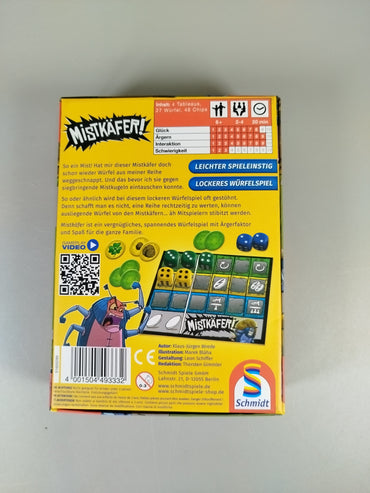 Schmidt Spiele Brettspiel Mistkäfer, OVP