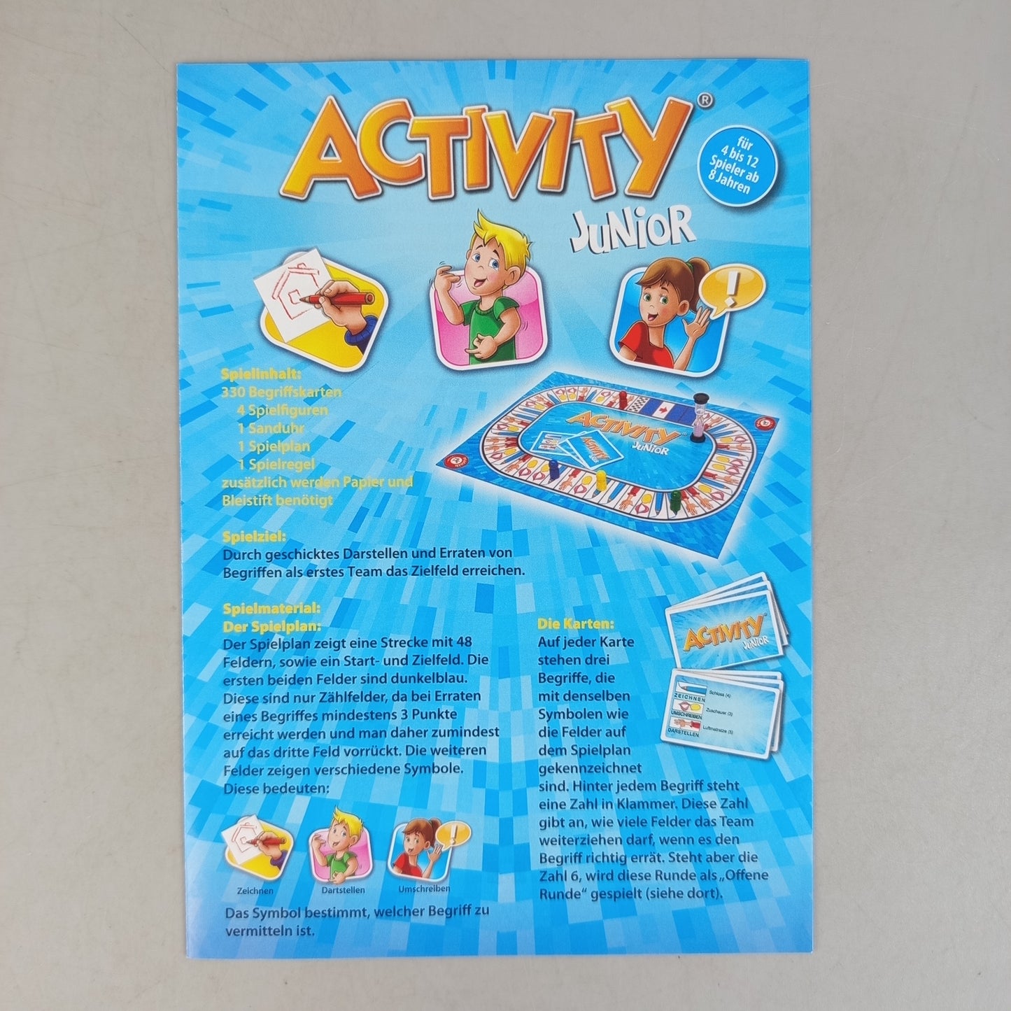 Piatnik Activity Junior 6012 Brettspiel, gebraucht, ab 6 7 8 Jahre | ✅ geprüft