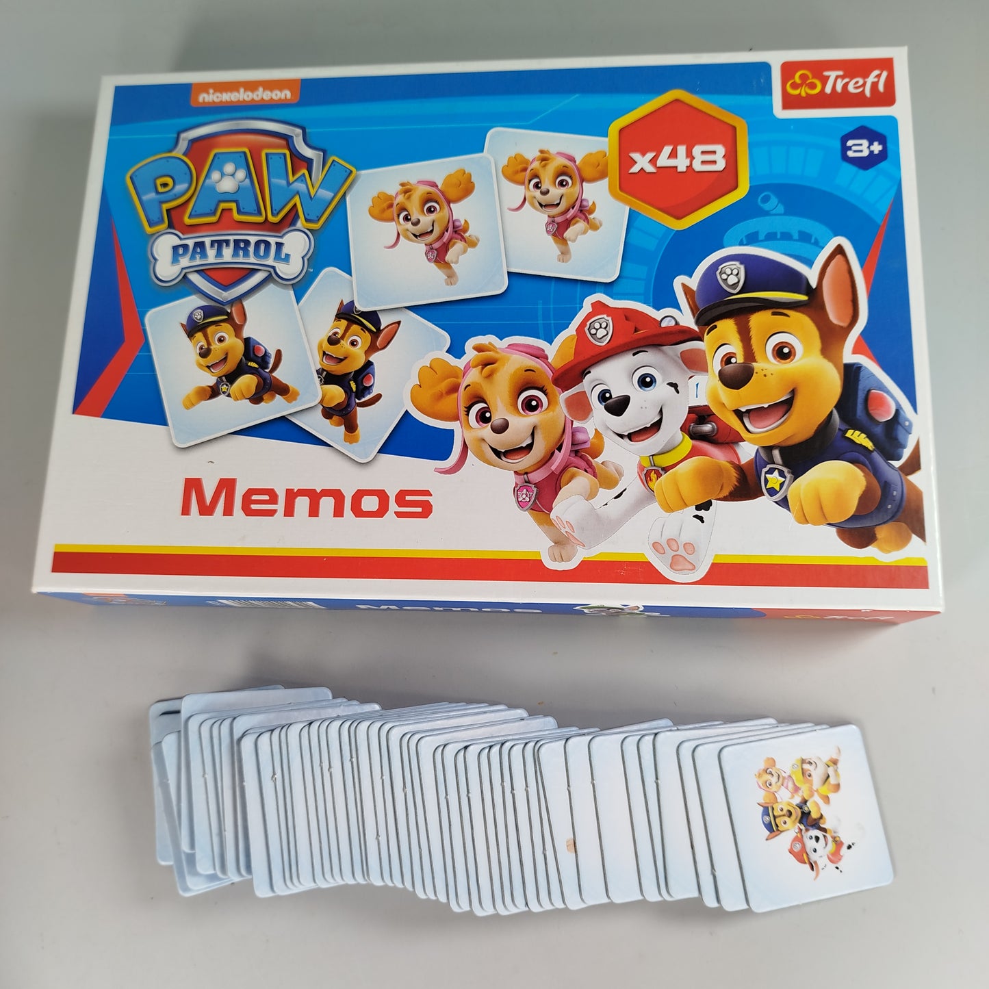 Trefl Spieleset: Paw Patrol Memo und Die Fliegenden Hüte
