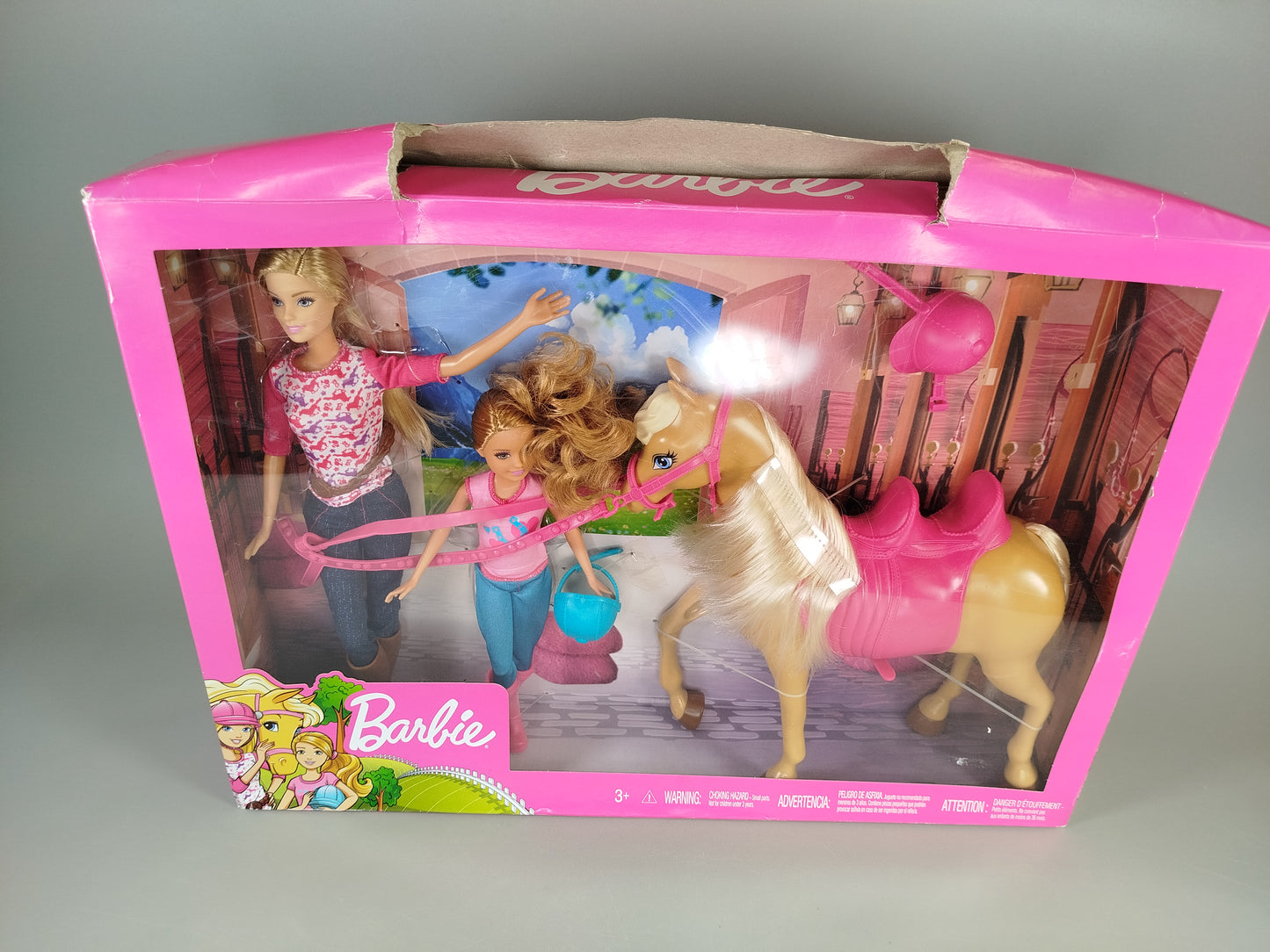 Barbie Pferd- und Puppenset Reiterhof, OVP