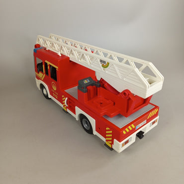 Playmobil Feuerwehrfahrzeug mit Drehleiter 4312 – Löschfahrzeug Set