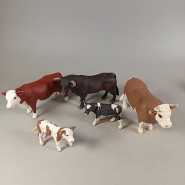 Schleich Bundle 11x Rinder Tierfiguren