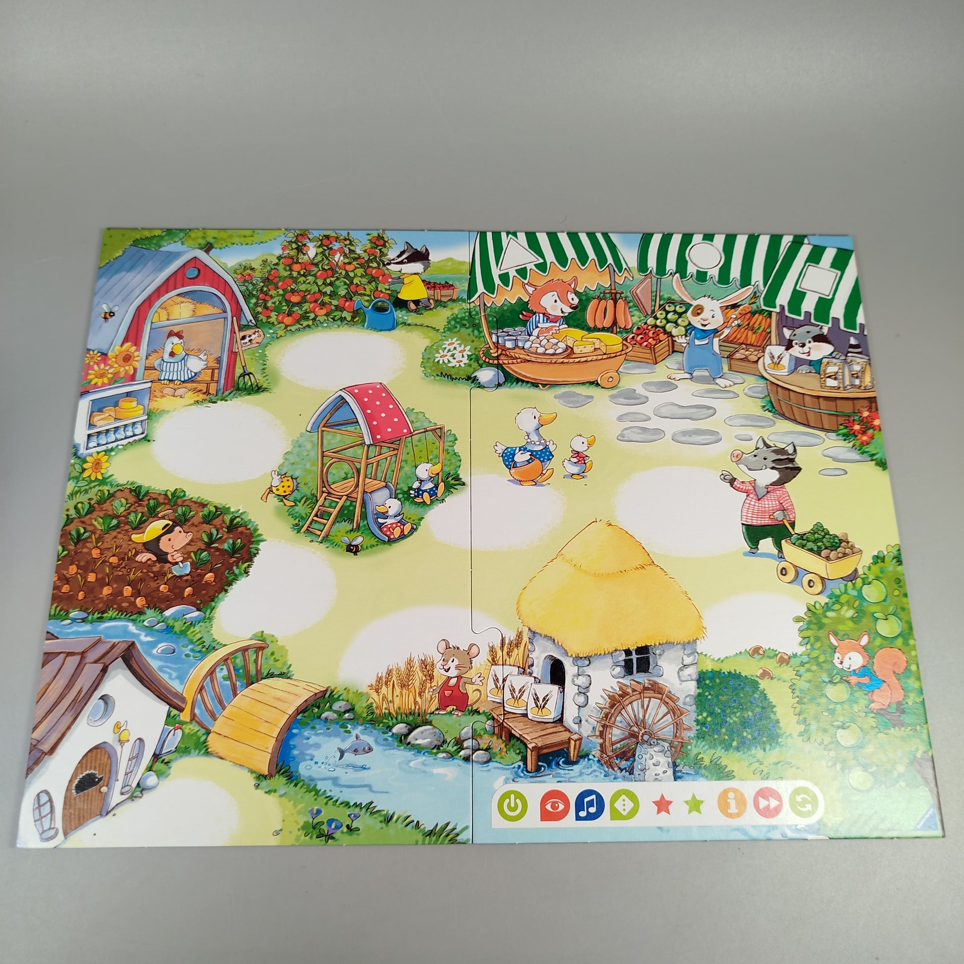 Ravensburger Tiptoi Lernspiel-Brettspiel-Set von 2 Spielen, wie neu