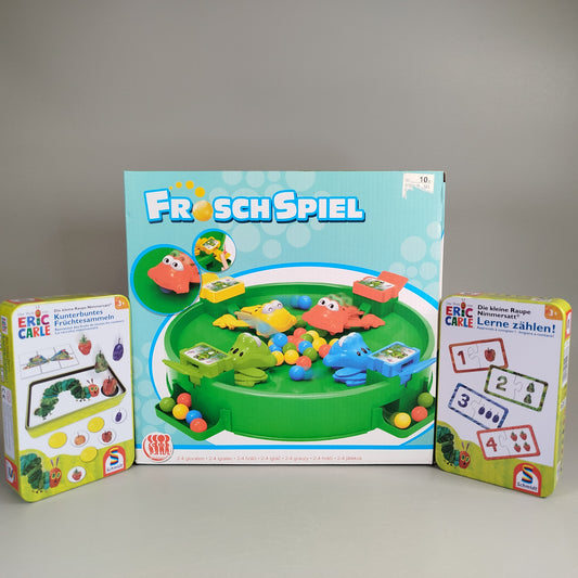 Spiele-Kollektion für Kinder - Froschspiel, Eric Carle - Set aus 3