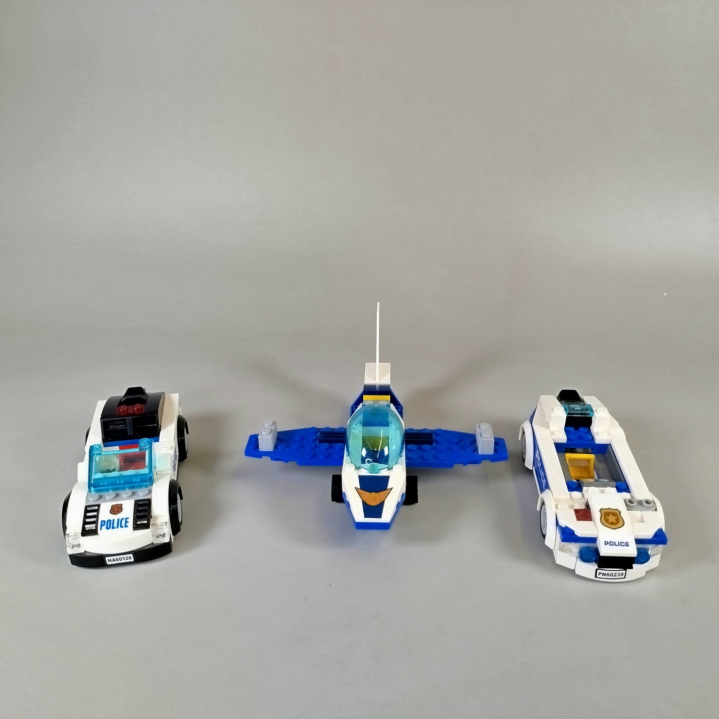 LEGO City Polizeifahrzeuge & Flugzeug - Set von 3